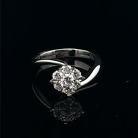 Anello Donna Solitario in Oro Diamante Cianfrone Gioielli ANOR-78-198